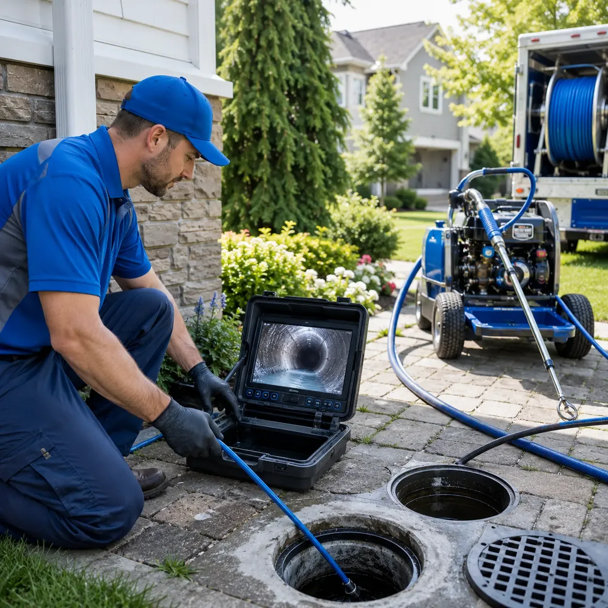 Outdoor drain cleaning professionals serving Strang, NE